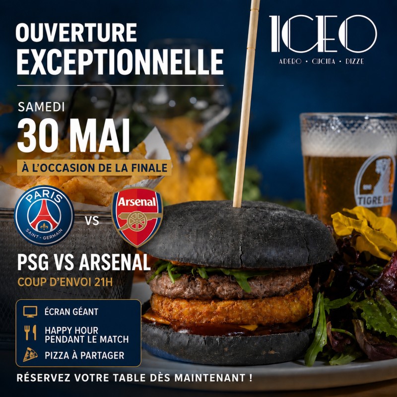 ⚽???? Finale de Ligue des Champions ce samedi soir à iceo 