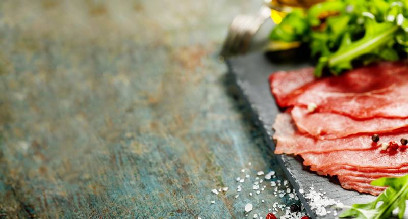 Carpaccio de veau façon Vitello Tonnato